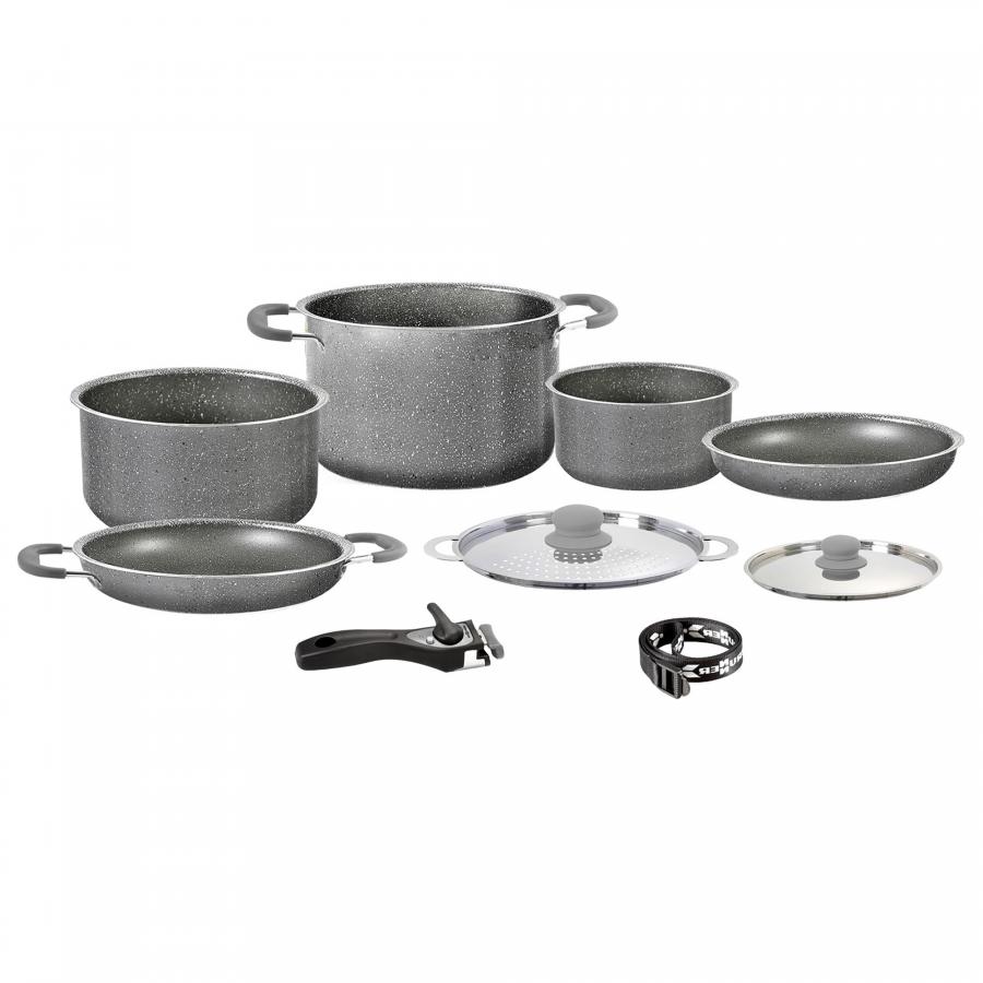 Product image 1 of the product “Kochtopf-Set Gourmet Rock NG 8+1 ”